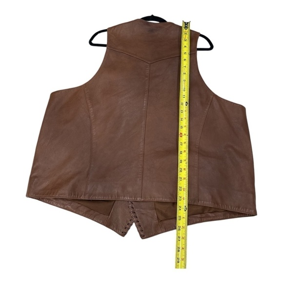 Scully Men's Trailrider Whipstitch Leather Vest size XXXL - Picture 6 of 10